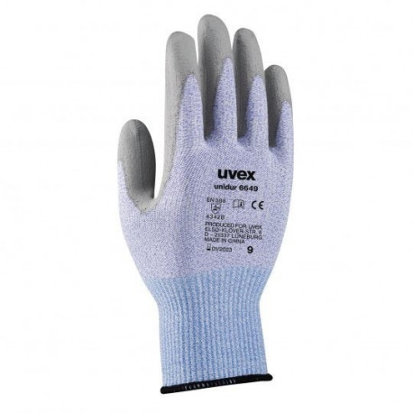 Safety glove HPPE/PU, unidur 6649, size 7