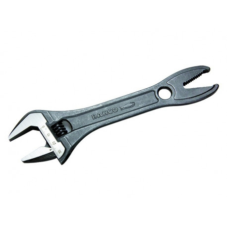 Adjustable wrench with alligator jaw 205mm max 32mm