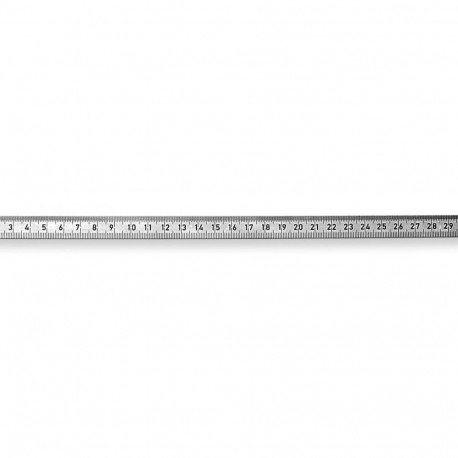 Ruler 200x13x0,3mm stainless narrow type 497