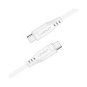 Acefast C3-03 USB-C - USB-C PD QC cable 60W 3A 480Mb/s 1.2m - white