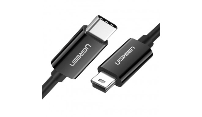 Ugreen US242 USB-C (male) / mini USB (male) cable 1 m - black