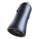 Baseus Golden Contactor Pro fast car charger USB Type C / USB 40 W Power Delivery 3.0 Quick Charge 4
