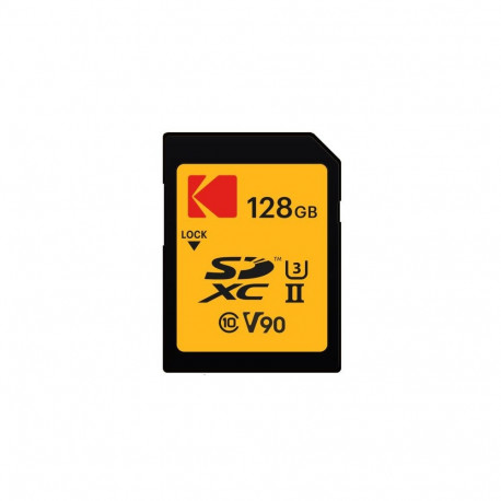 Kodak SDXC 128GB UHS-II U3 V90 Ultra Pro