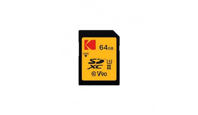 Kodak SD 64GB UHS-II U3 V90 Ultra Pro EKMSD64GUHS2V2K