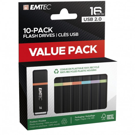 Emtec USB2.0 K100 16GB 10 pcs
