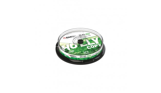 Emtec DVD-RW 4,7GB 1-4x Holly Copy 10 pcs  Cake Box