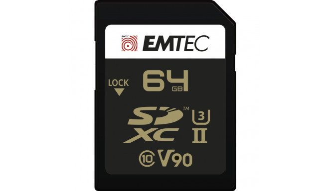 Emtec SD 64GB UHS-II U3 V90 SpeedIN Pro+