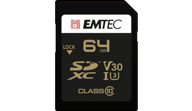 Emtec SDHC 64GB UHS-I U3 SpeedIN Pro