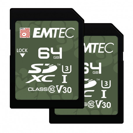 Emtec SDXC 64GB UHS-I U3 V30 Outdoor 2 pcs