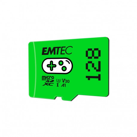 Emtec mSD 128GB UHSI U3 V30 A1 Gaming Green