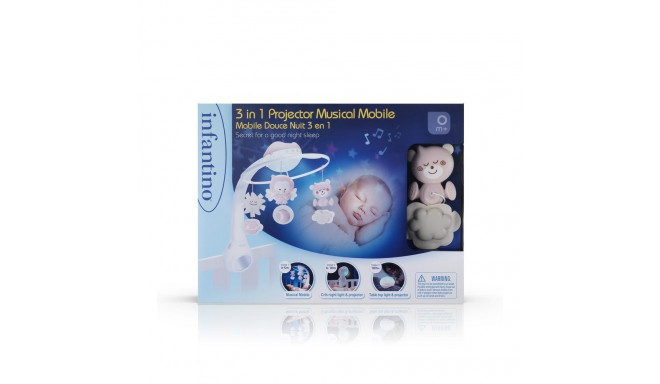 Infantino Music box 3in1 Powder pink