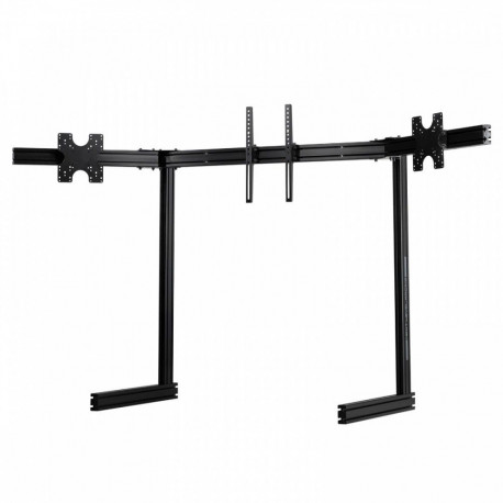 Free Standing triple Monitor Stand Black
