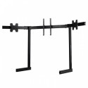 Free Standing triple Monitor Stand Black