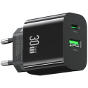 Charger 30W 1xUSB-C 1xUSB-A Fast Charging