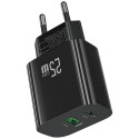 Charger 25W 1xUSB-C 1xUSB-A Fast Charging