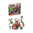 Klocki Super Mario 72043 Mario Kart - Interaktywna figurka LEGO Mario i Standard Kart