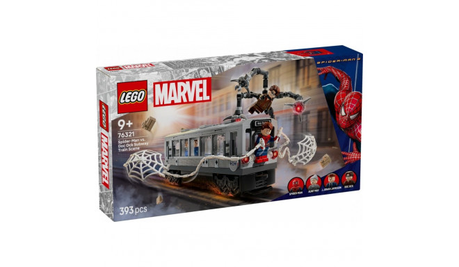 Bricks komplekt 76321 Spider-Man vs. Doc Ock metroorongi stseen