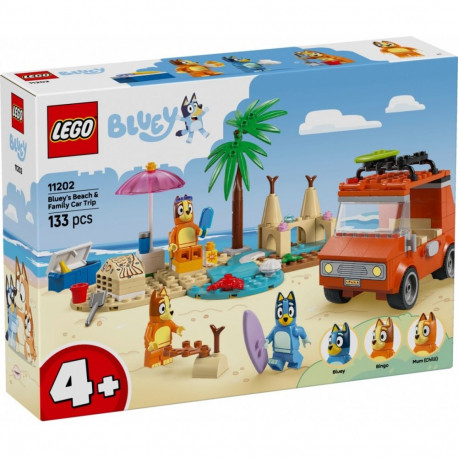 Bricks Bluey 11202 Blueys Beach & Family Car Trip