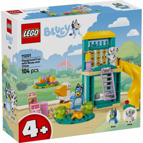 Bricks Bluey 11201 Playground Fun with Blue and Chloe