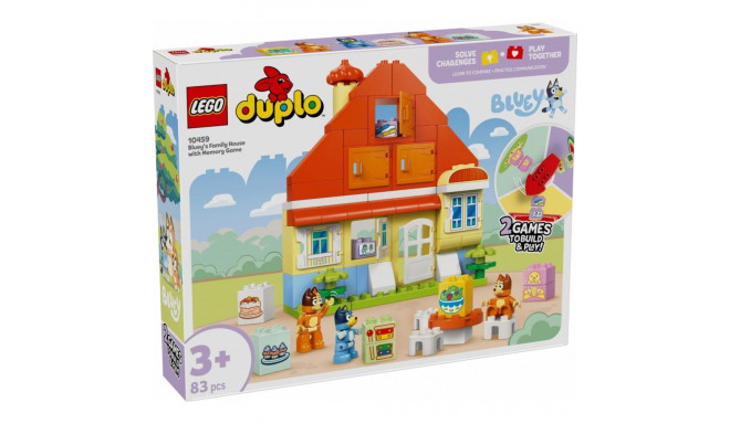 Bricks DUPLO 10459 Family House with Memory Game