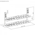 Under-desk cable organizer, MC-102W