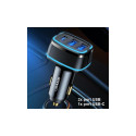 USAMS Car Charger 2xUSB + 1xUSB-C C24 80W (head only) Fast Charge black CC126TC01 (US-CC126)