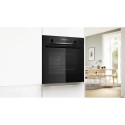 Bosch Oven | HRG578BB7 | 71 L | Electric | Pyrolysis | Knobs | Steam function | Height 59.5 cm | Wid