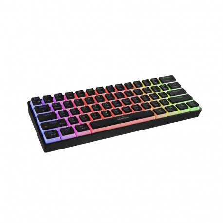 Genesis mänguri klaviatuur THOR 660 G2 juhtmevaba/juhtmega US tactile, must