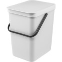 Brabantia Sort & Go Waste Bin Light Gray 25 L