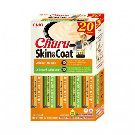 Churu Skin & Coat Varieties multipack cat treat 20 x 14g