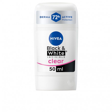 NIVEA BLACK & WHITE INVISIBLE desodorante stick 50 ml