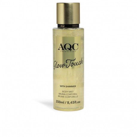 AQC FRAGRANCES GLOW TOUCH GOLD shimmer bruma corporal 250 ml