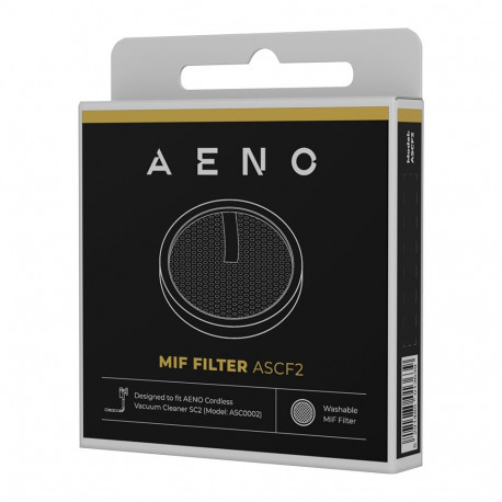 AENO Washable MIF Filter for Stick Vacuum Cleaner SC2, 1 pc