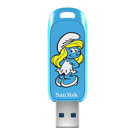 SANDISK USB 3.2,Ingot Type-A,130MB/s,Smurfette Edition,4x6 Blister,Global