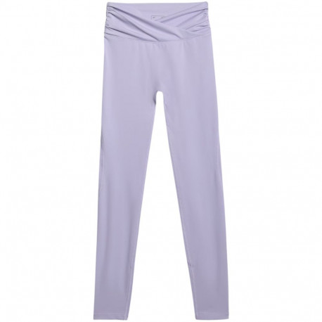 Legginsy damskie 4F FNK F369 jasny fiolet 4FWAW25TFTIF369 34S L