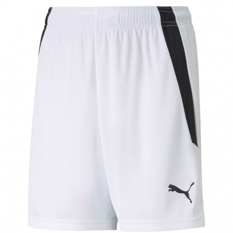 Puma laste lühikesed püksid teamLIGA Shorts Jr 704931 04 116cm, valge