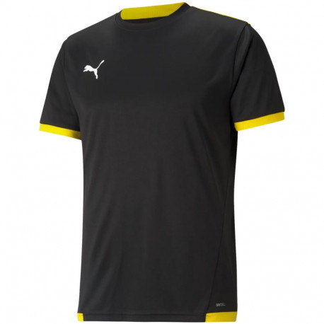 Puma meeste särk teamLIGA Jersey 704917 26 S, must-kollane