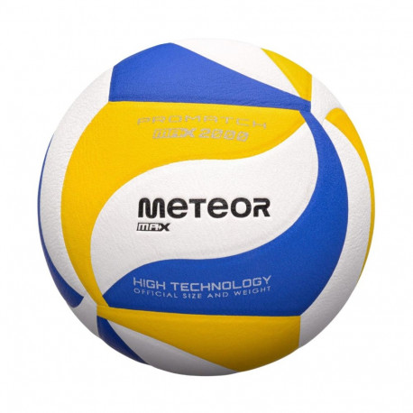 Piłka siatkowa Meteor Max 2000 niebiesko-żółto-biała 17409 5