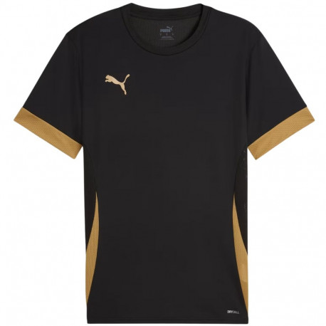 Puma meeste särk teamGoal Matchday Jersey 705747 28 S, must-kuldne