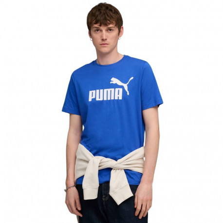 Koszulka męska Puma Ess No.1 Logo Tee (s) niebieska 682533 13 L
