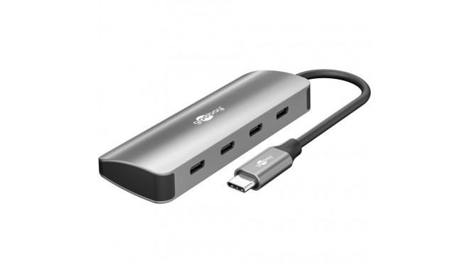 USB jagaja GOOBAY USB-C - 4x USB-C (USB 3.2) 10 Gbit/s