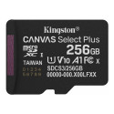 KINGSTON 256GB micSDXC Canvas Select Plus Gen3 150R A1 ühekordne pakend ilma ADP-ta