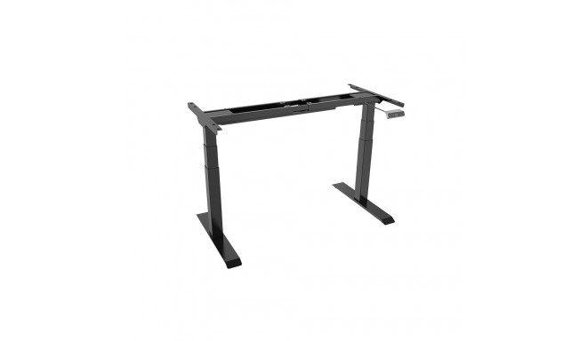 Electric desk frame LOCTEK 3-telescopic 2-motor black