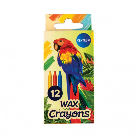 Wax crayons 12col. "PARROT"