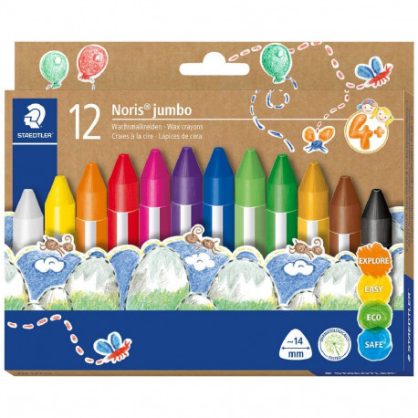 Wax crayon Noris jumbo 12x14mm