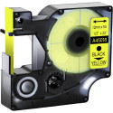 Kleepkirjalint/markeerimislint DYMO A45018 12mm must/kollasel analoog