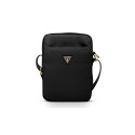 Guess Bag GUTB10NTMLBK 10" black Nylon Triangle Logo