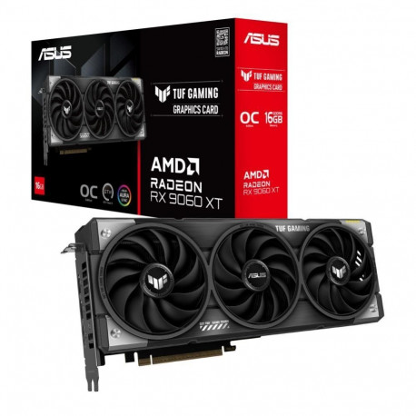Asus Graphics Card||AMD Radeon RX 9060 XT|16 GB|GDDR6|128 bit|PCIE 5.0 16x|Triple slot Fansink|1xHDM