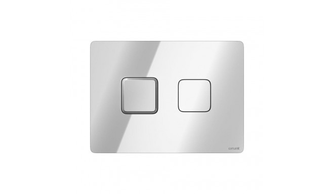 BUTTON CERSANIT ACCENTO SQUARE CHROM