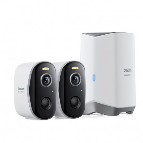 Baseus Security N1 Plus Outdoor Camera 2K 2-Cam Kit White EU